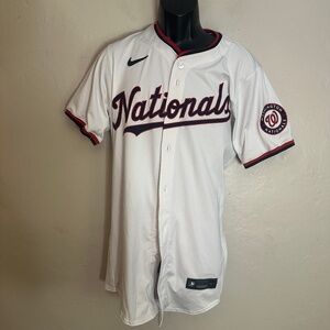 Washington Nationals MLB Jersey 40/ Medium Gently worn 95% polyester/5% spandex